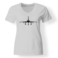 Thumbnail for Concorde Silhouette Designed V-Neck T-Shirts