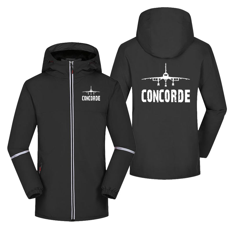 Concorde & Plane Designed Rain Coats & Jackets