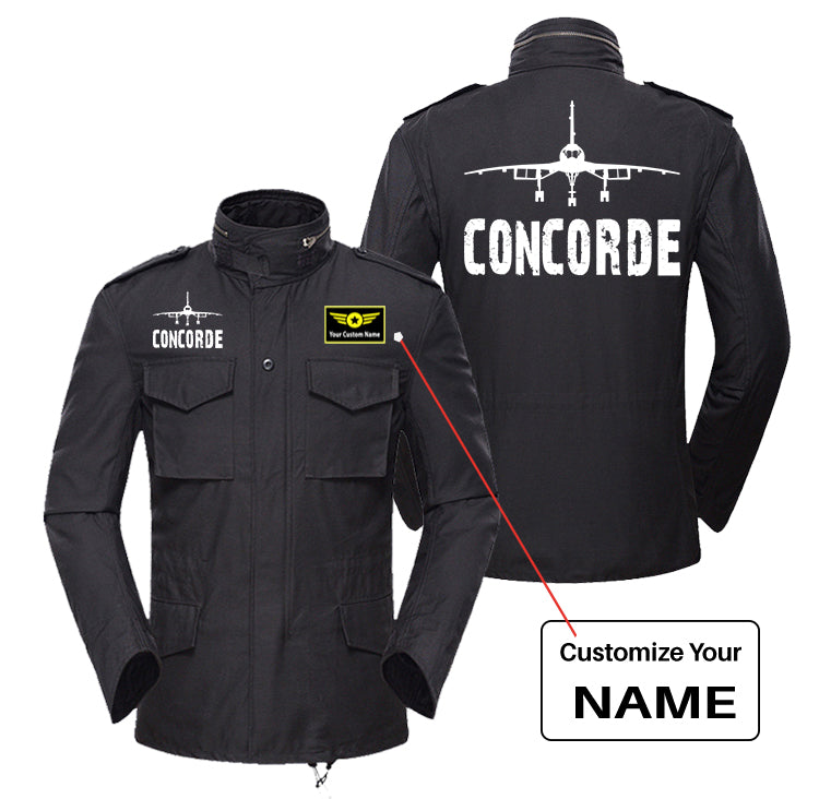 Concorde & Plane Designed Military Coats
