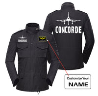 Thumbnail for Concorde & Plane Designed Military Coats