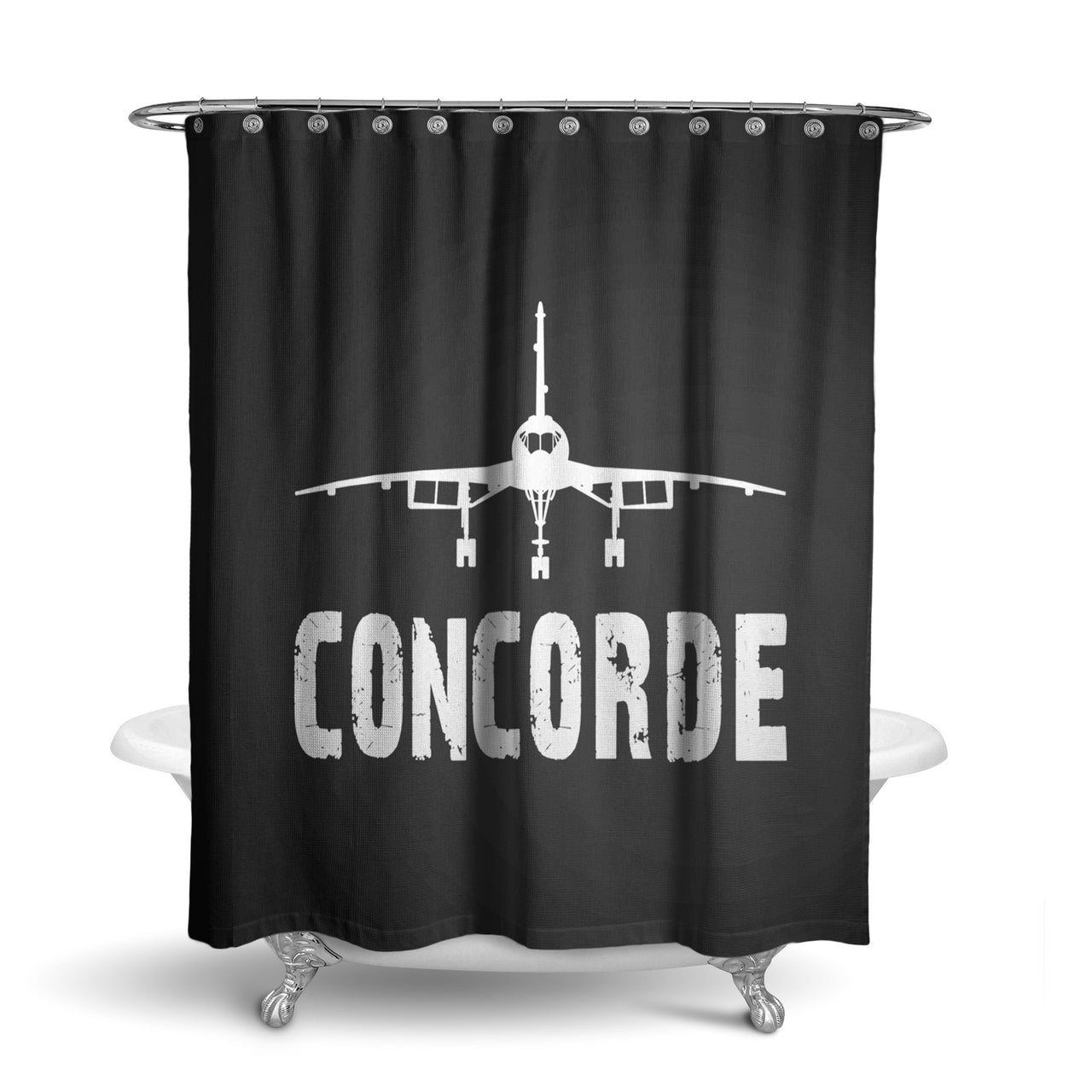 Concorde & Plane Designed Shower Curtains