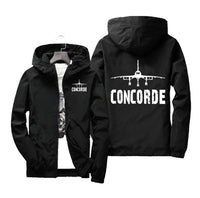 Thumbnail for Concorde & Plane Designed Windbreaker Jackets