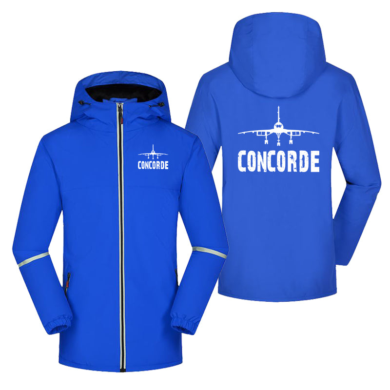 Concorde & Plane Designed Rain Coats & Jackets