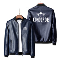 Thumbnail for Concorde & Plane Designed PU Leather Jackets