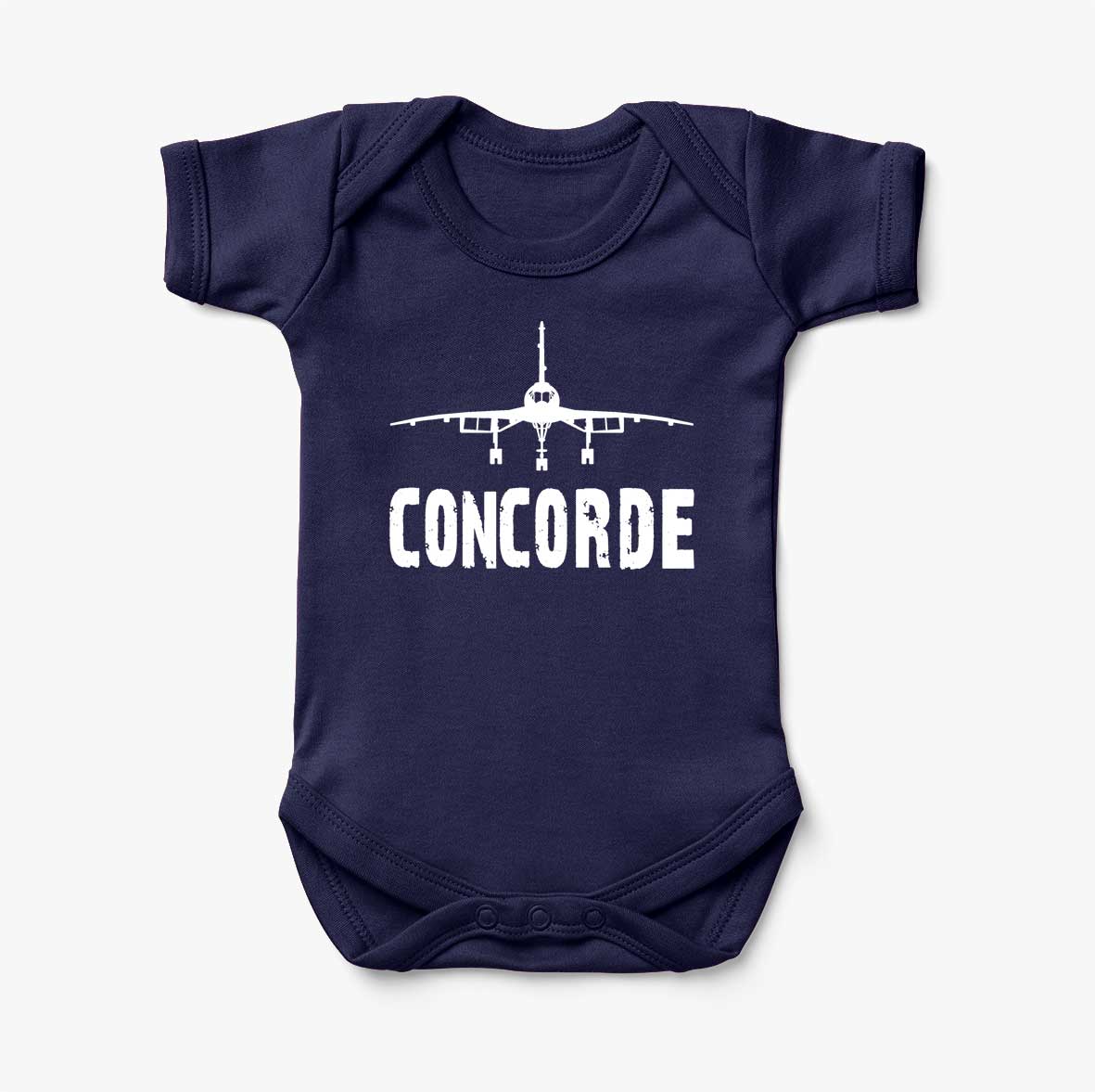 Concorde & Plane Designed Baby Bodysuits