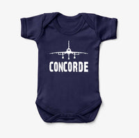 Thumbnail for Concorde & Plane Designed Baby Bodysuits