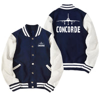 Thumbnail for Concorde & Plane Designed Baseball Style Jackets