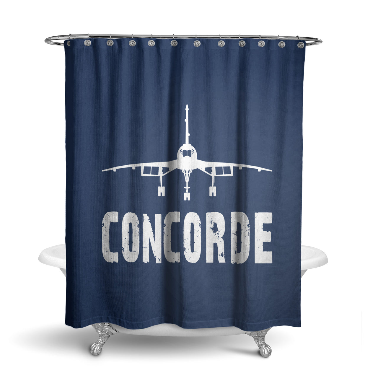 Concorde & Plane Designed Shower Curtains