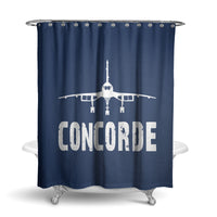 Thumbnail for Concorde & Plane Designed Shower Curtains
