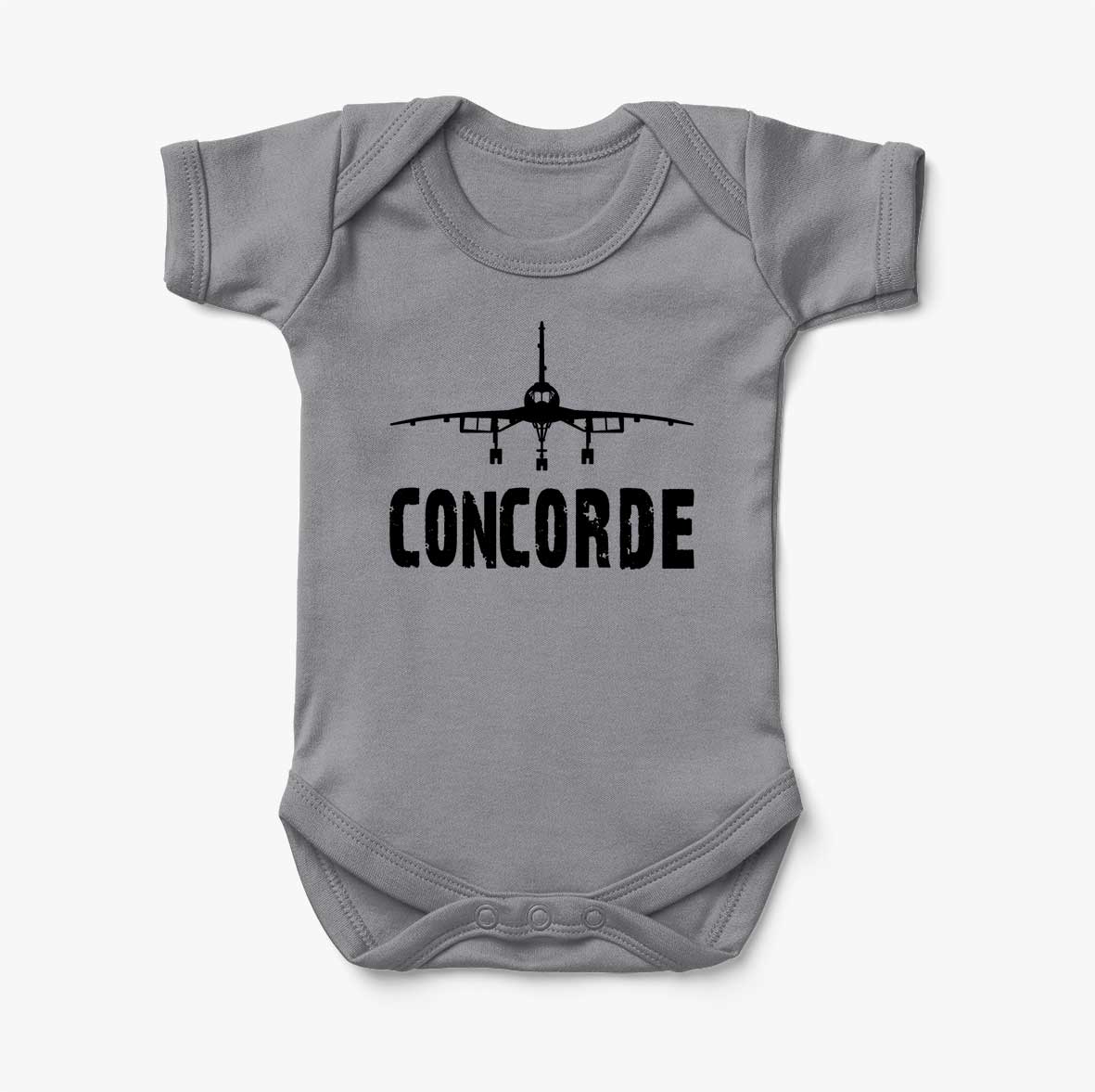 Concorde & Plane Designed Baby Bodysuits