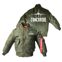 Thumbnail for Concorde & Plane Designed Children Bomber Jackets