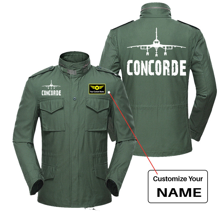Concorde & Plane Designed Military Coats