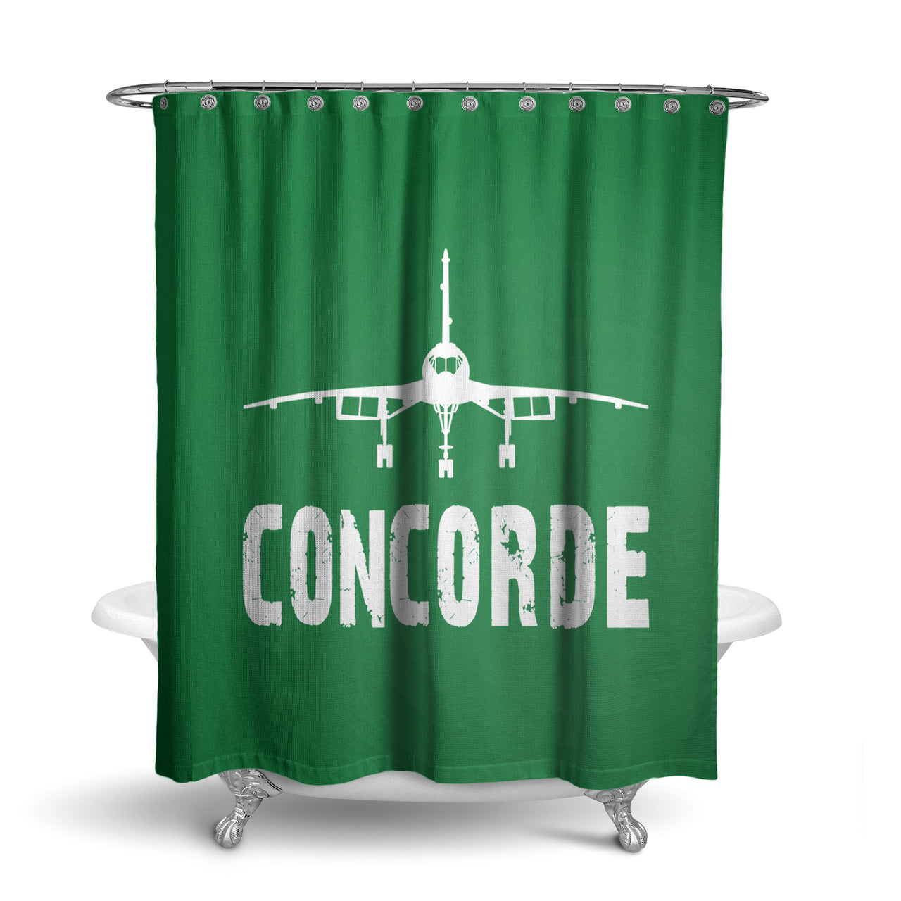 Concorde & Plane Designed Shower Curtains