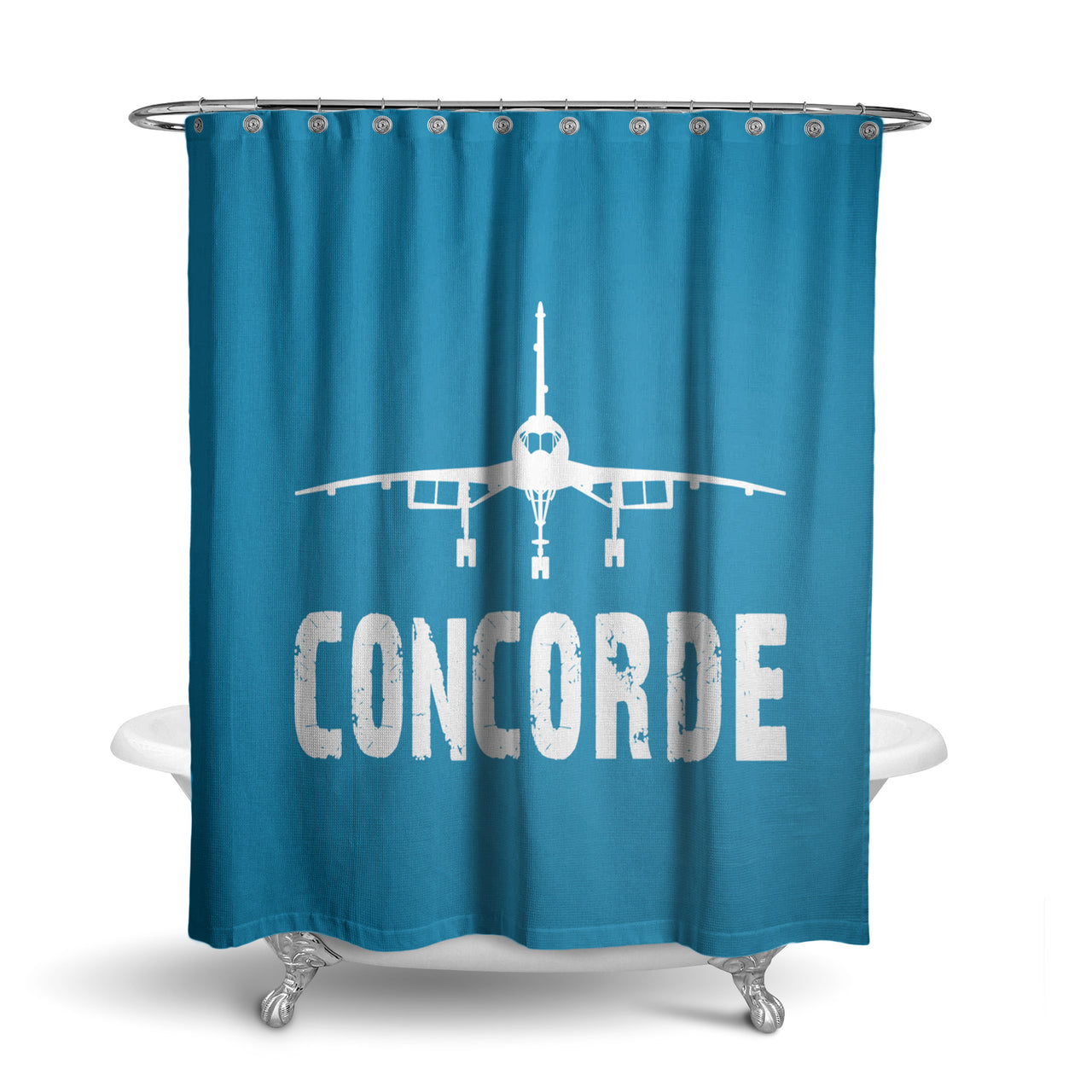 Concorde & Plane Designed Shower Curtains