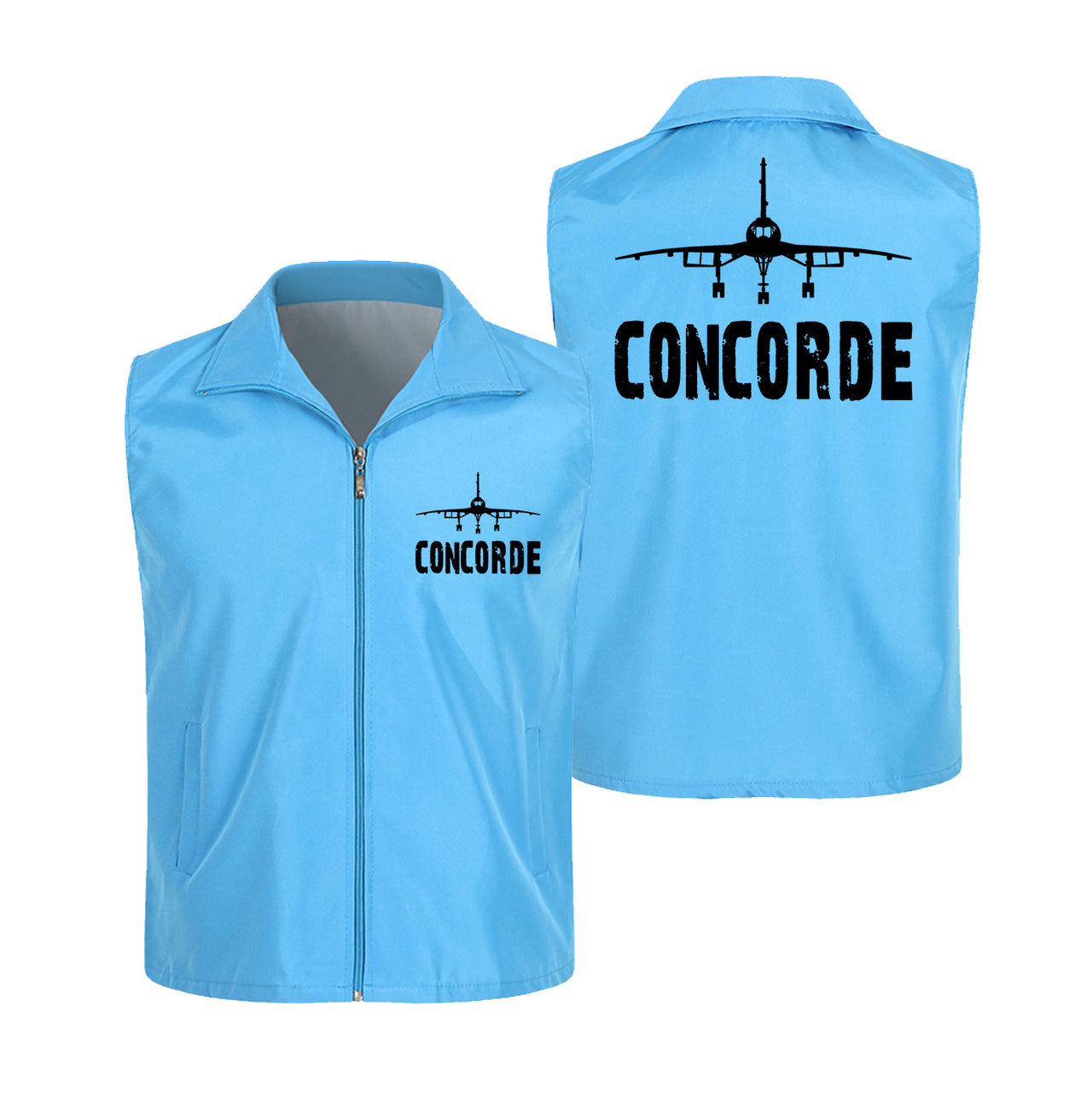 Concorde & Plane Designed Thin Style Vests