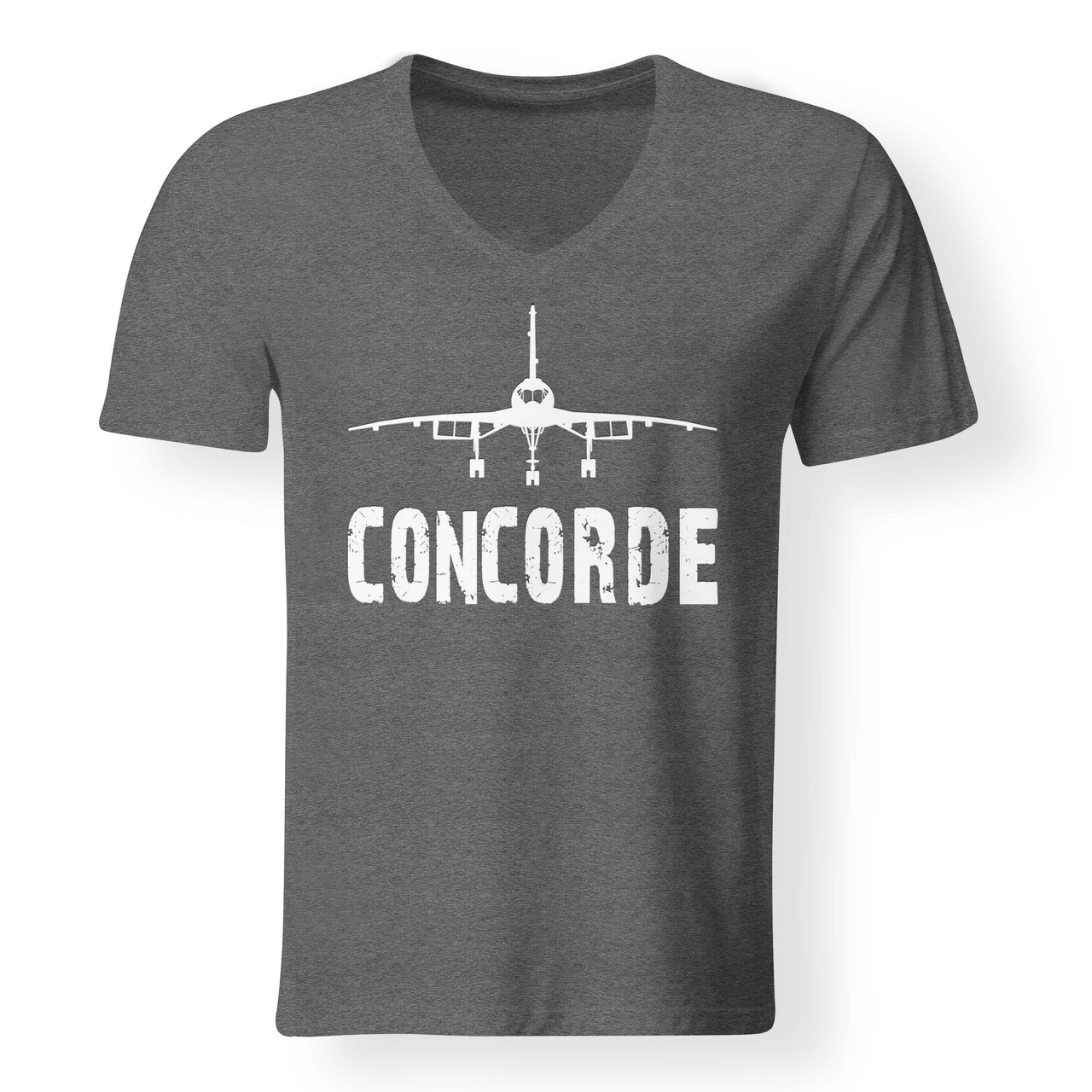 Concorde & Plane Designed V-Neck T-Shirts