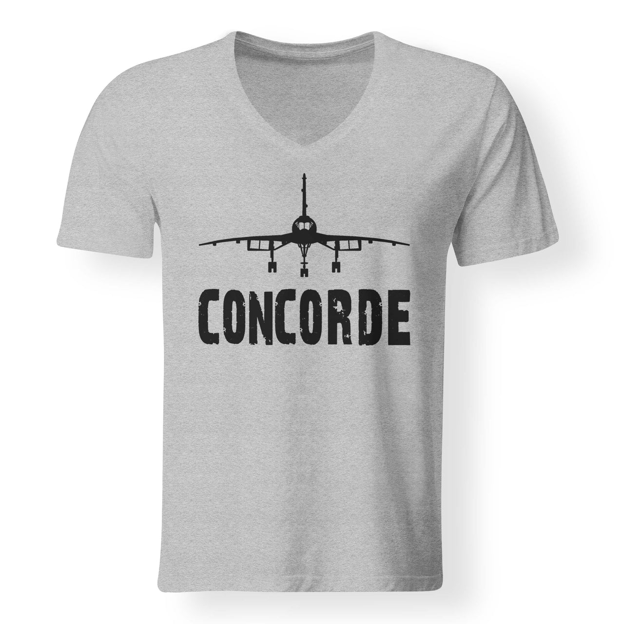 Concorde & Plane Designed V-Neck T-Shirts