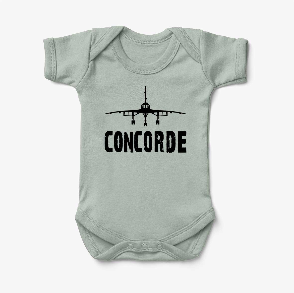 Concorde & Plane Designed Baby Bodysuits