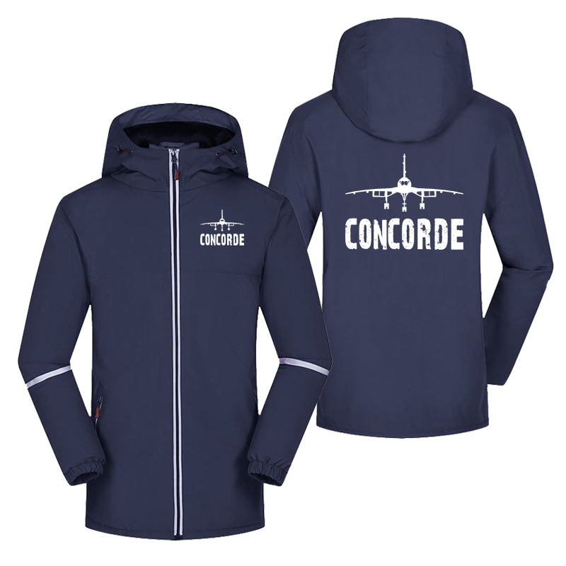 Concorde & Plane Designed Rain Coats & Jackets