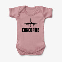 Thumbnail for Concorde & Plane Designed Baby Bodysuits