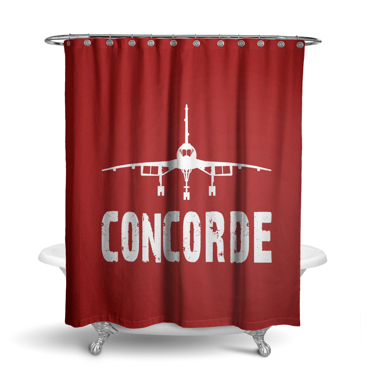 Concorde & Plane Designed Shower Curtains