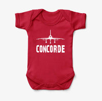 Thumbnail for Concorde & Plane Designed Baby Bodysuits