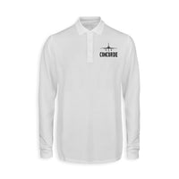 Thumbnail for Concorde & Plane Designed Long Sleeve Polo T-Shirts