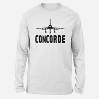 Thumbnail for Concorde & Plane Designed Long-Sleeve T-Shirts
