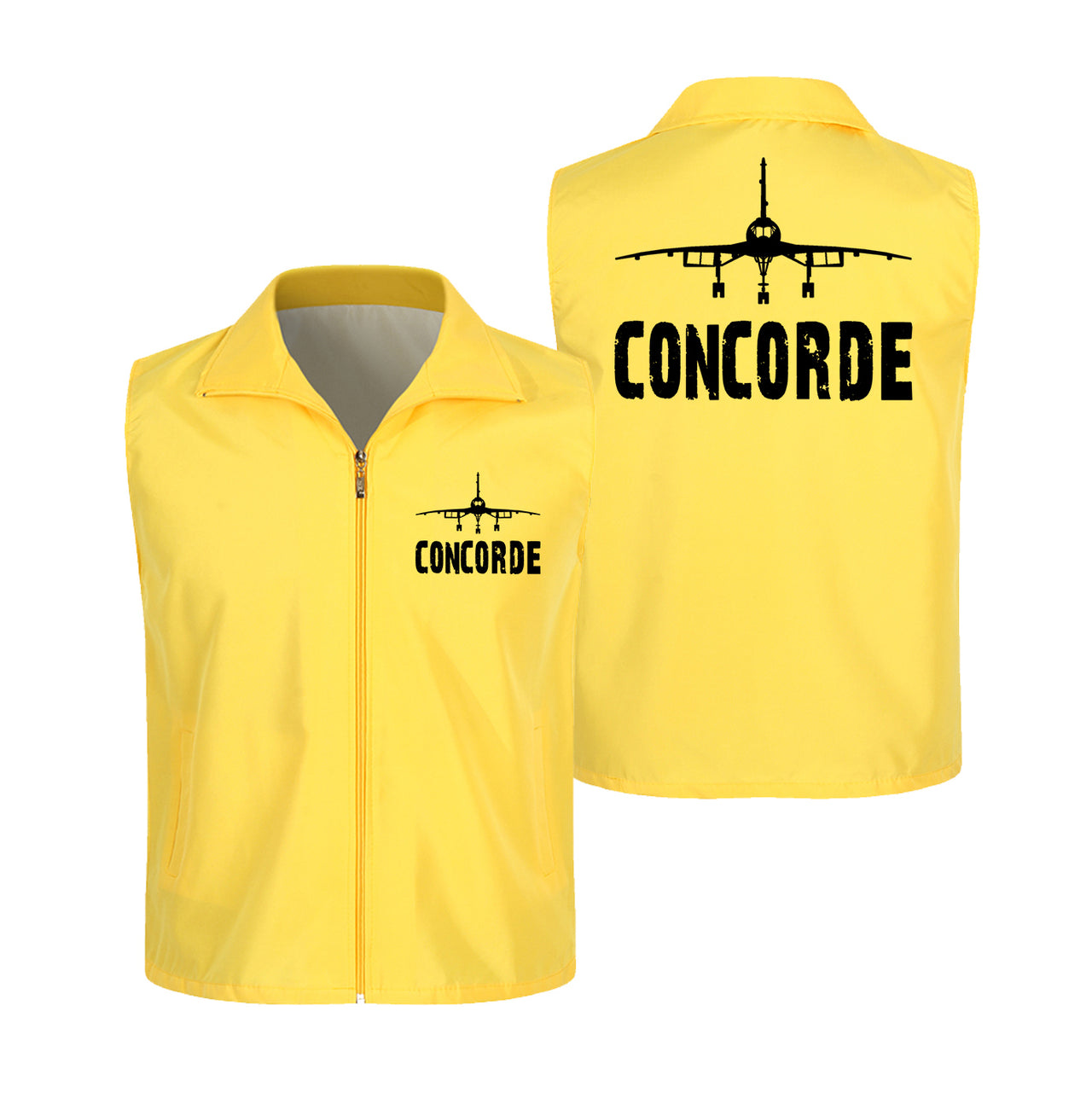 Concorde & Plane Designed Thin Style Vests