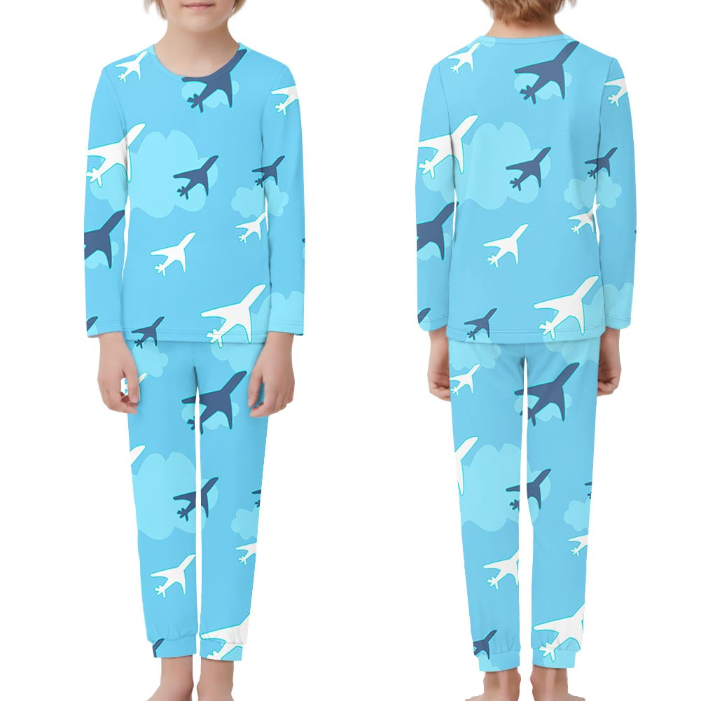 Cool & Super Airplanes Designed "Children" Pijamas