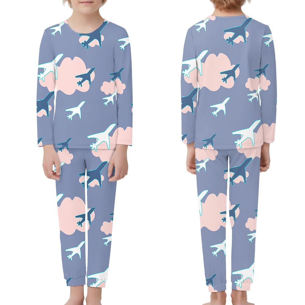 Cool & Super Airplanes (Vol2) Designed "Children" Pijamas