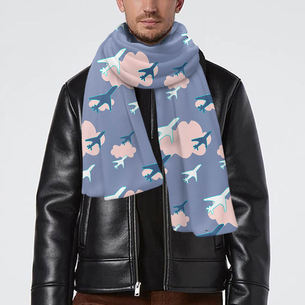 Cool & Super Airplanes (Vol2) Designed Scarfs
