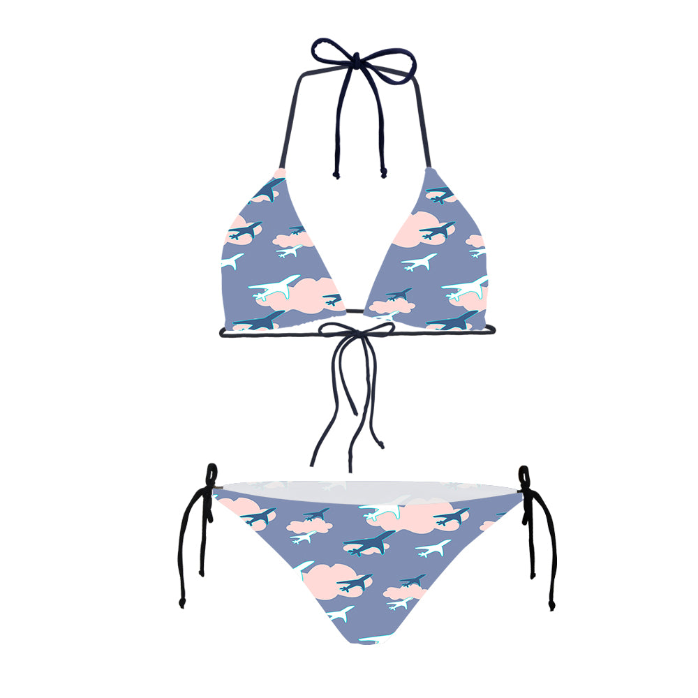 Cool & Super Airplanes (Vol2) Designed Triangle Bikini