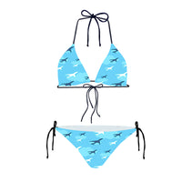 Thumbnail for Cool & Super Airplanes Designed Triangle Bikini