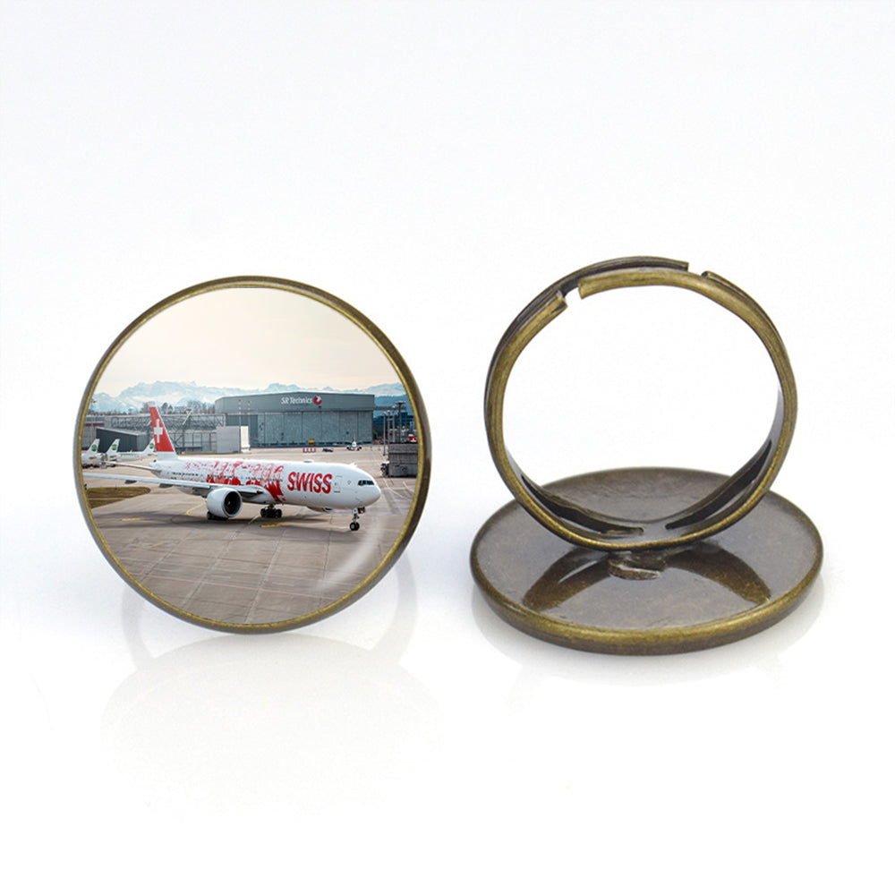 Swiss Airlines Boeing 777 Designed Rings