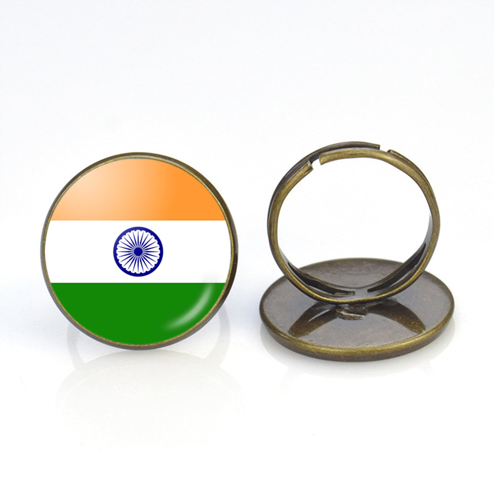 India Flag Designed Rings