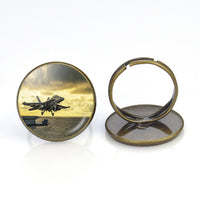 Thumbnail for Departing Jet Aircraft Designed Rings