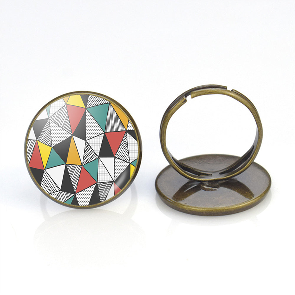 Mixed Triangles Designed Rings