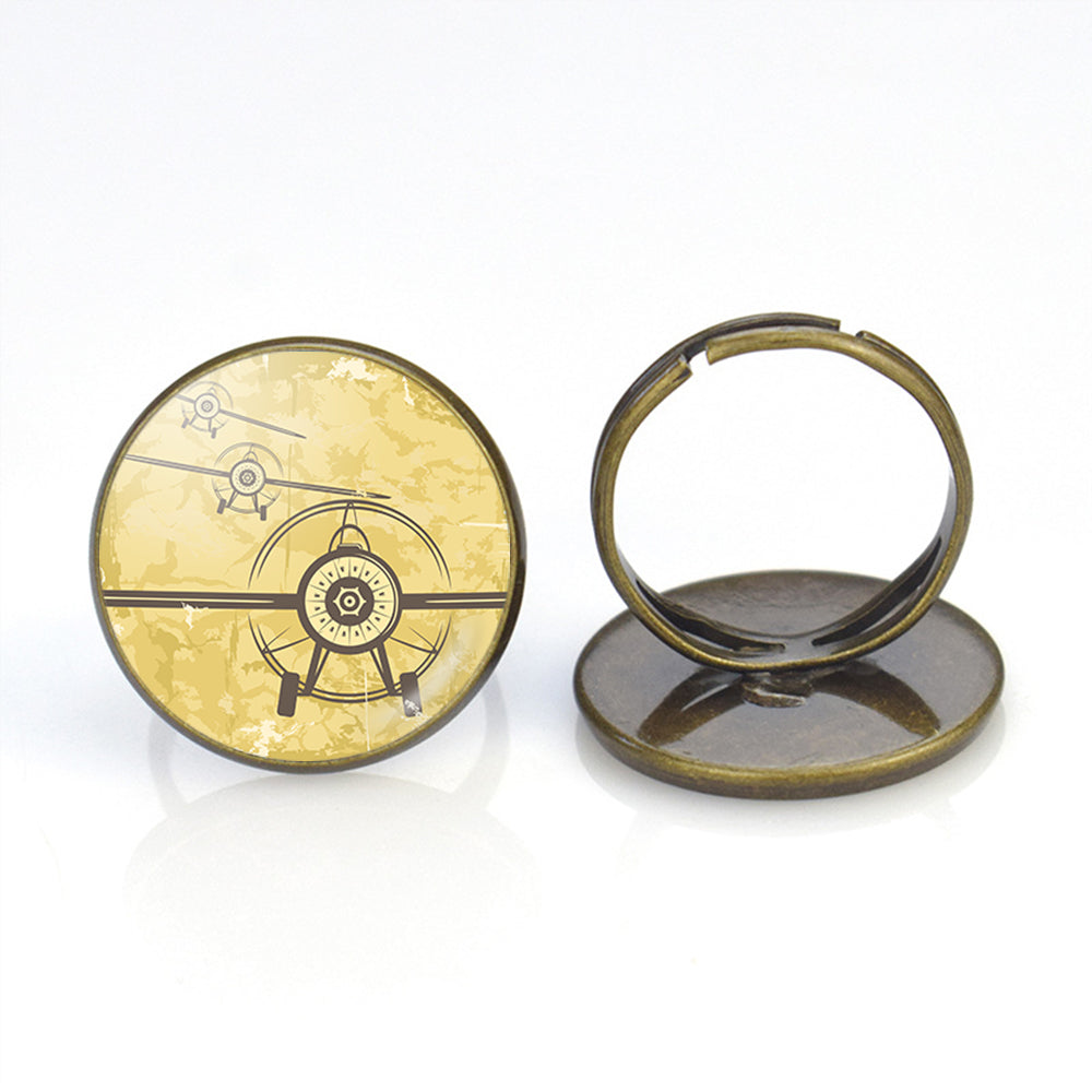 Super Vintage Propeller Designed Rings