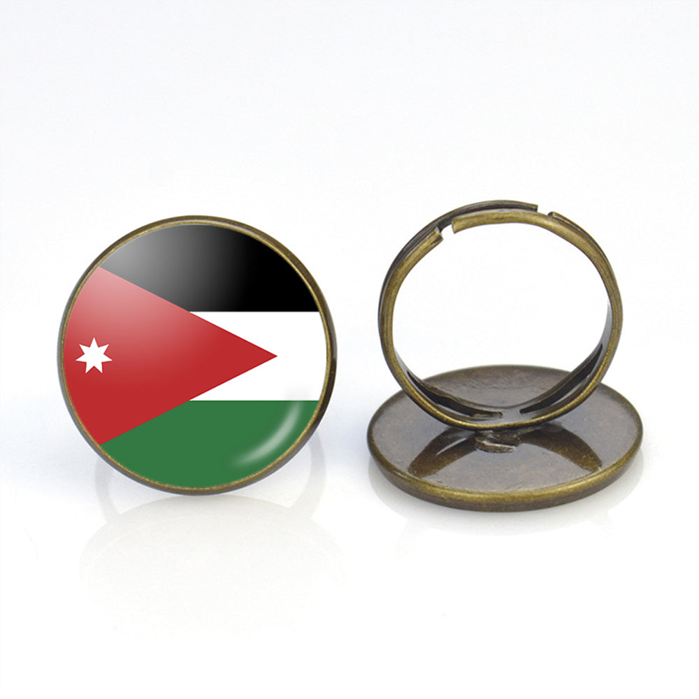 Jordan Flag Designed Rings