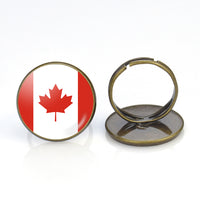 Thumbnail for Canada Flag Designed Rings