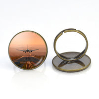 Thumbnail for Super Cool Landing During Sunset Designed Rings