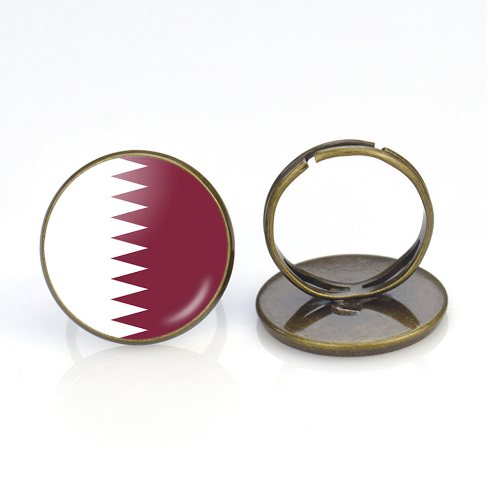 Qatar Flag Designed Rings