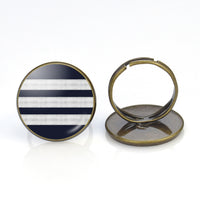 Thumbnail for Pilot Epaulettes (Silver) 3 Lines Designed Rings