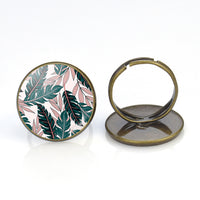 Thumbnail for Seamless Palm Leafs Designed Rings