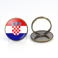 Thumbnail for Croatian Flag Designed Rings