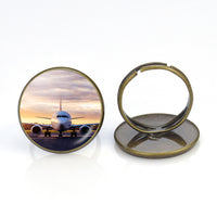 Thumbnail for Face to Face with Boeing 737-800 During Sunset Designed Rings