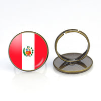 Thumbnail for Peru Flag Designed Rings