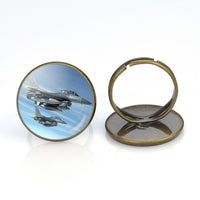 Thumbnail for Two Fighter Jets  Designed Rings