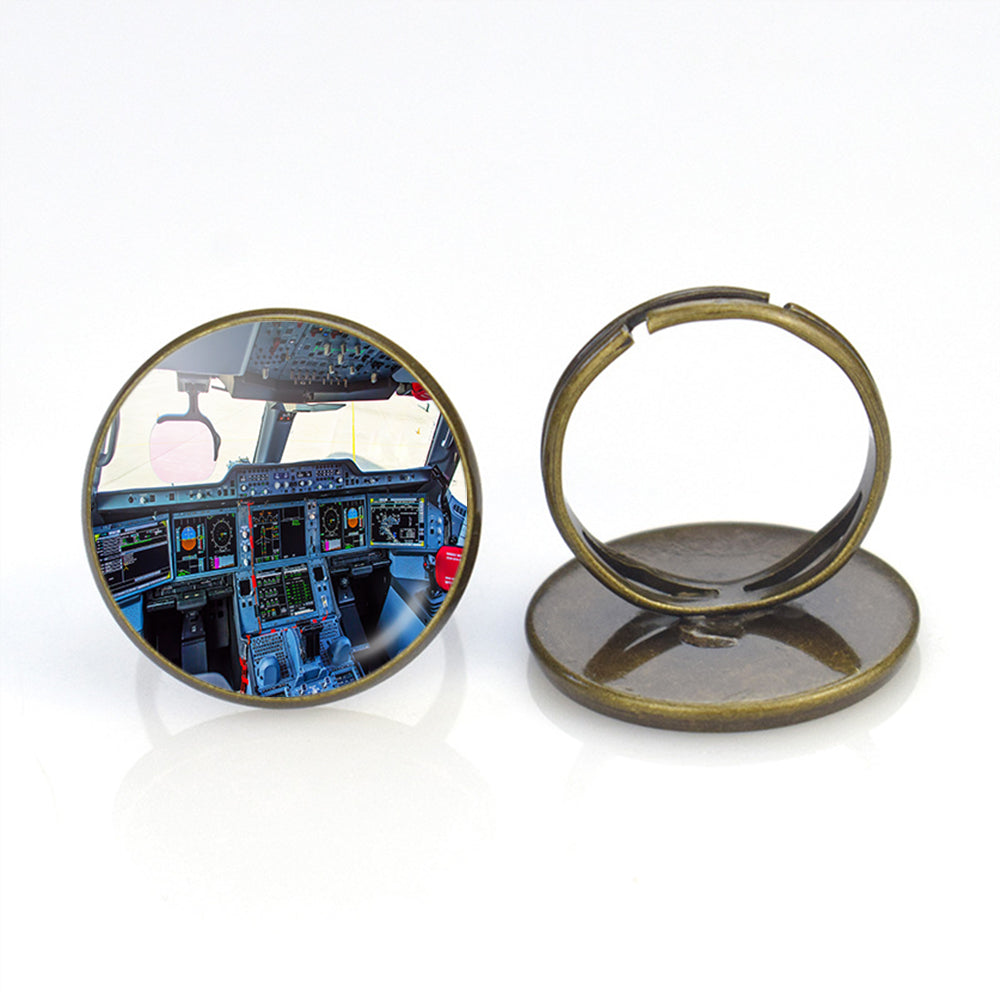 Airbus A350 Cockpit Designed Rings